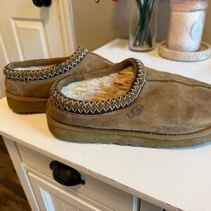 UGG Women's Tan Suede Slippers